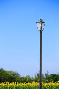 Talbot Outdoor Black Lamp Post 579PHBR-557P-BK