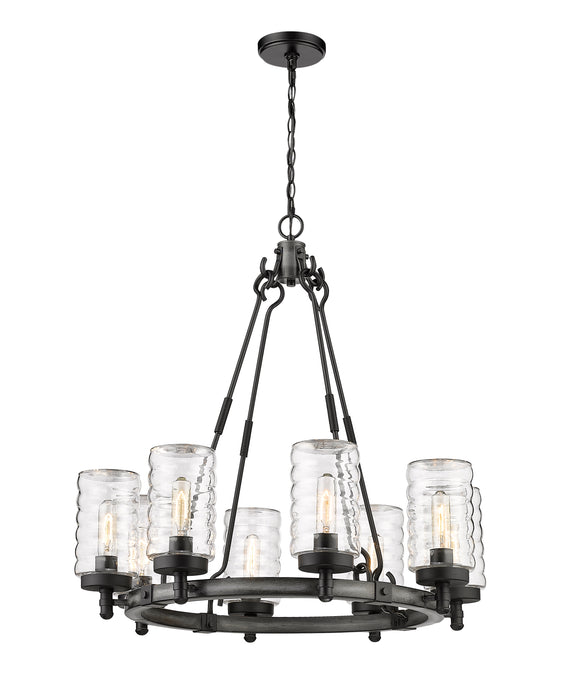 Outdoor Patio Chandelier Light SKU: 588-8ABB