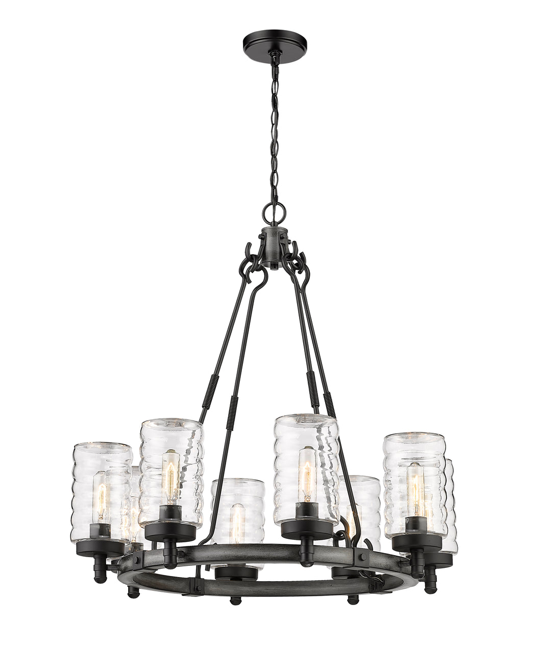 Outdoor Patio Chandelier Light SKU: 588-8ABB