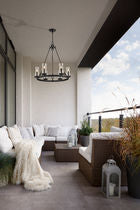 Load image into Gallery viewer, Outdoor Marlow Hanging Pendant 589-6BK