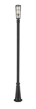 Load image into Gallery viewer, Outdoor Helix Lamp Post 591PHB-519P-BK