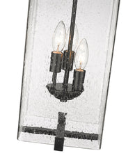 Load image into Gallery viewer, Outdoor Sana Hanging Patio Light Fixture in Black 592CHB-BK