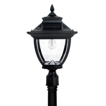 Load image into Gallery viewer, Pagoda Bulb Solar Single Lamp Post 104B001