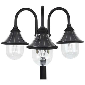 The Gama Sonic Orion Solar is a triple headed lamp that features a modern look with an urban industrial twist.