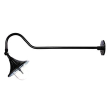 Load image into Gallery viewer, outdoor wall light that can be utilized in either commercial or residential settings. The unique gooseneck design of this light makes it an eye-catching and practical light source for any area.