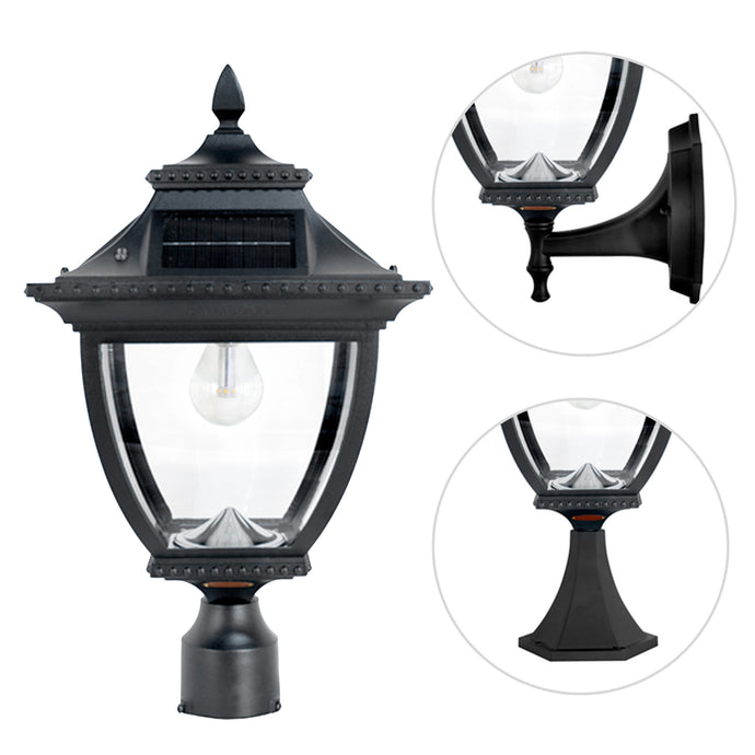 Pagoda Bulb Solar Lamp - Wall/Pier/3